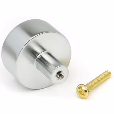 Satin Chrome Kelso Cabinet Knob - 32mm (No rose) - Image 3