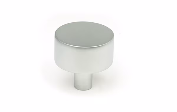 Satin Chrome Kelso Cabinet Knob - 32mm (No rose)