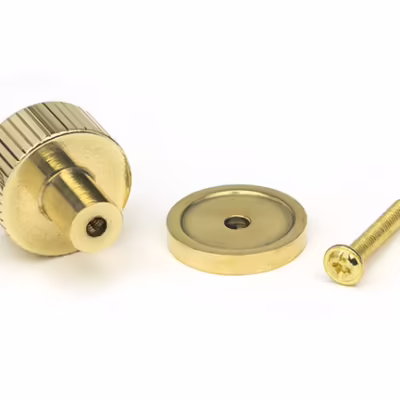 Polished Brass Judd Cabinet Knob - 25mm (Plain) - Image 3