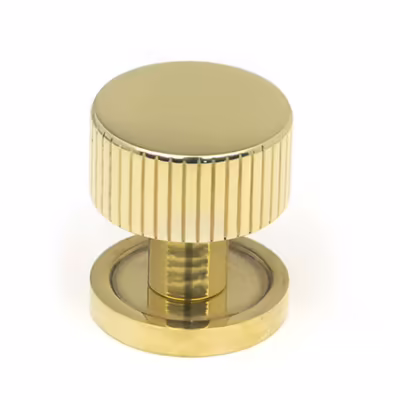 Polished Brass Judd Cabinet Knob - 25mm (Plain)