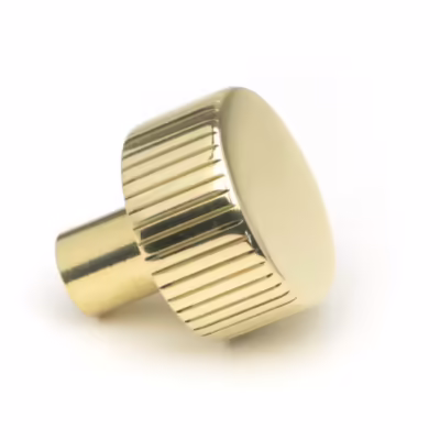 Polished Brass Judd Cabinet Knob - 25mm (No Rose) - Image 3