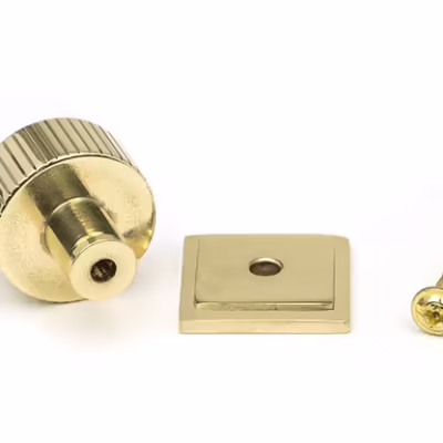 Polished Brass Judd Cabinet Knob - 25mm (Square) - Image 3