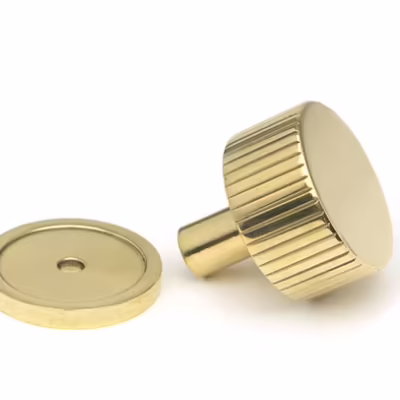Polished Brass Judd Cabinet Knob - 32mm (Plain) - Image 3