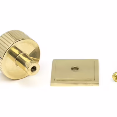 Polished Brass Judd Cabinet Knob - 32mm (Square) - Image 3