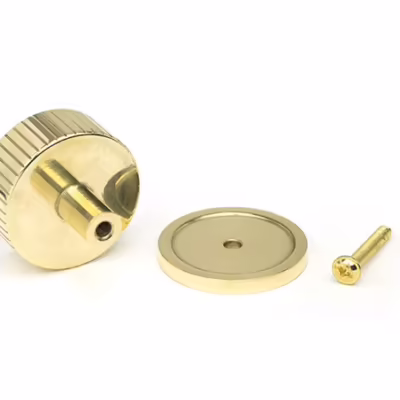 Polished Brass Judd Cabinet Knob - 38mm (Plain) - Image 3