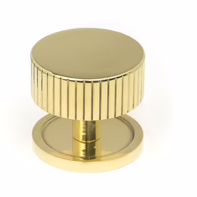 Polished Brass Judd Cabinet Knob - 38mm (Plain)