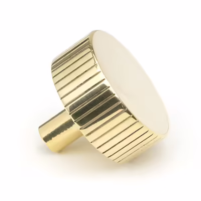 Polished Brass Judd Cabinet Knob - 38mm (No Rose) - Image 3
