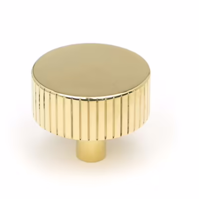 Polished Brass Judd Cabinet Knob - 38mm (No Rose)