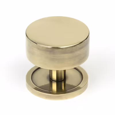 Aged Brass Kelso Cabinet Knob - 38mm (Plain)