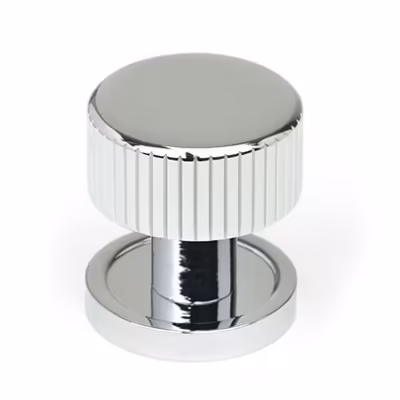 Polished Chrome Judd Cabinet Knob - 25mm (Plain)
