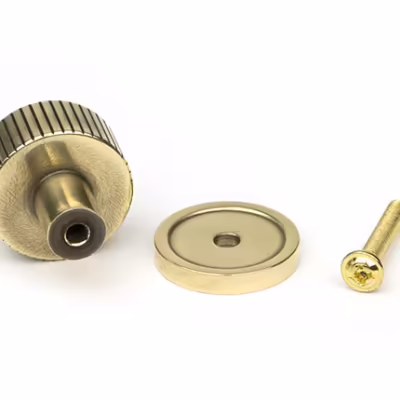 Aged Brass Judd Cabinet Knob - 25mm (Plain) - Image 3