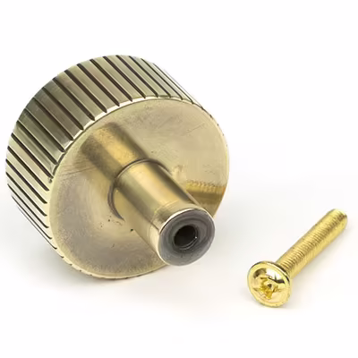 Aged Brass Judd Cabinet Knob - 32mm (No rose) - Image 3