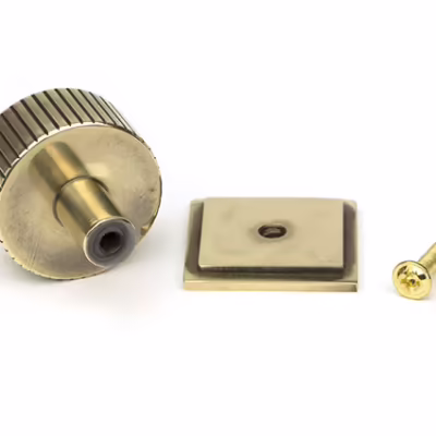 Aged Brass Judd Cabinet Knob - 32mm (Square) - Image 3