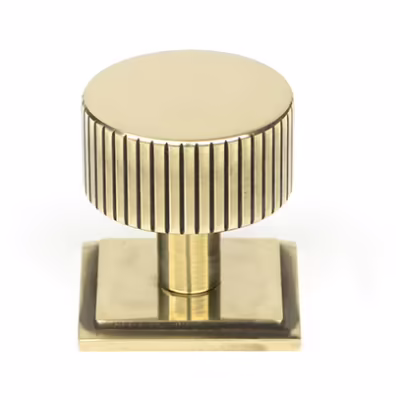 Aged Brass Judd Cabinet Knob - 32mm (Square)