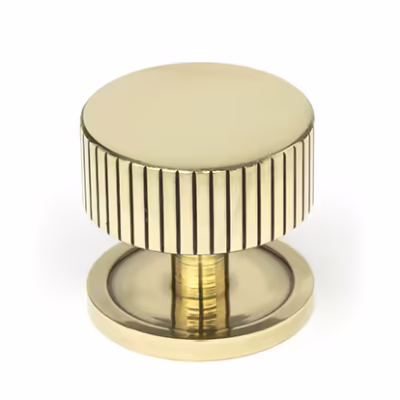 Aged Brass Judd Cabinet Knob - 38mm (Plain)