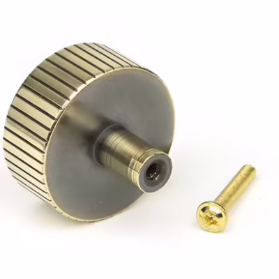 Aged Brass Judd Cabinet Knob - 38mm (No rose) - Image 3