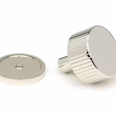 Polished Nickel Judd Cabinet Knob - 32mm (Plain) - Image 3