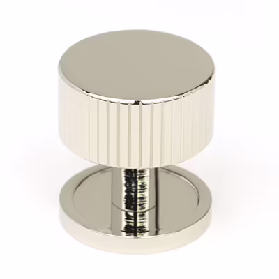 Polished Nickel Judd Cabinet Knob - 32mm (Plain)