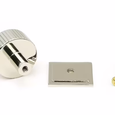 Polished Nickel Judd Cabinet Knob - 32mm (Square) - Image 3