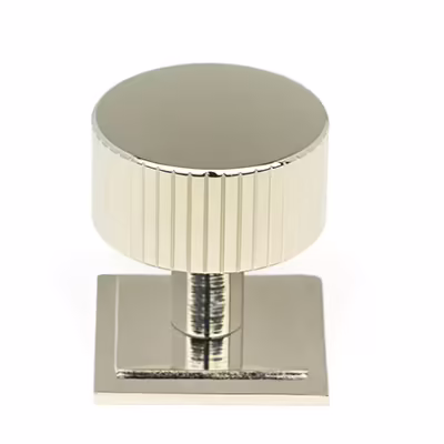 Polished Nickel Judd Cabinet Knob - 32mm (Square) - Image 1