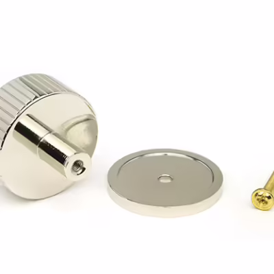 Polished Nickel Judd Cabinet Knob - 38mm (Plain) - Image 3