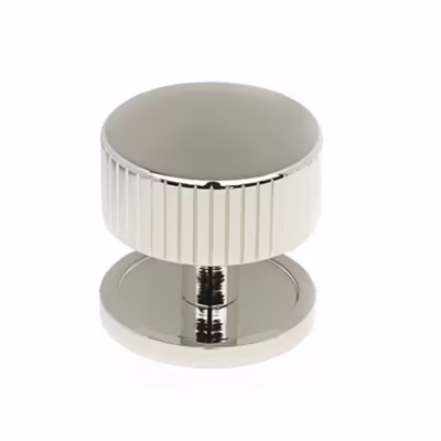 Polished Nickel Judd Cabinet Knob - 38mm (Plain)