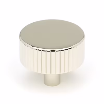Polished Nickel Judd Cabinet Knob - 38mm (No rose)