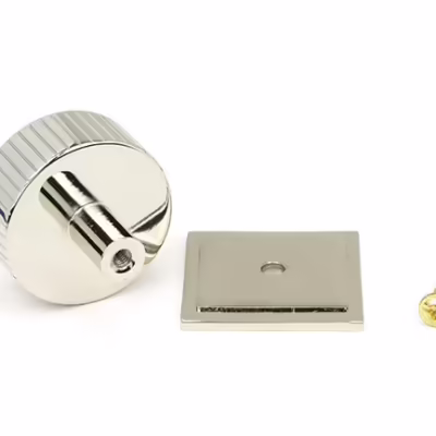 Polished Nickel Judd Cabinet Knob - 38mm (Square) - Image 3