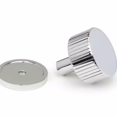Polished Chrome Judd Cabinet Knob - 32mm (Plain) - Image 3