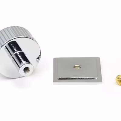 Polished Chrome Judd Cabinet Knob - 32mm (Square) - Image 3
