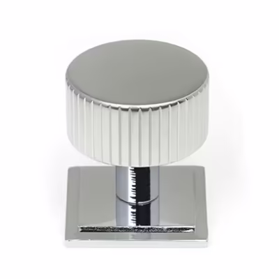 Polished Chrome Judd Cabinet Knob - 32mm (Square)