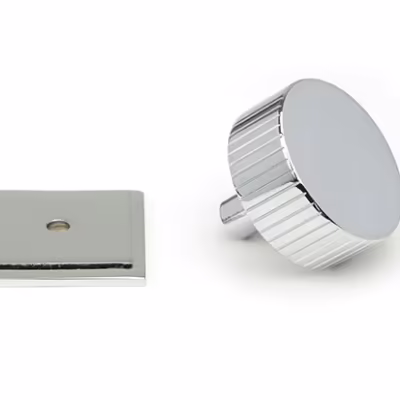 Polished Chrome Judd Cabinet Knob - 38mm (Square) - Image 3