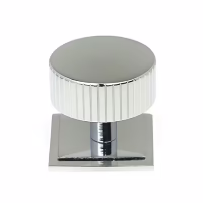 Polished Chrome Judd Cabinet Knob - 38mm (Square)