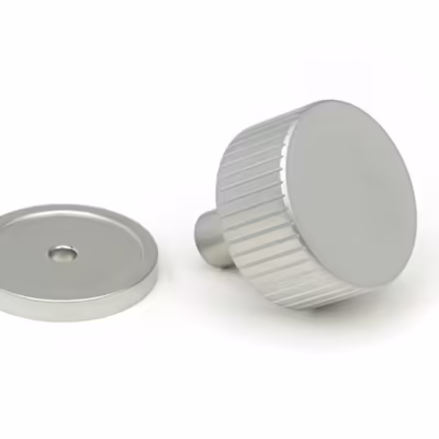 Satin Chrome Judd Cabinet Knob - 32mm (Plain) - Image 3