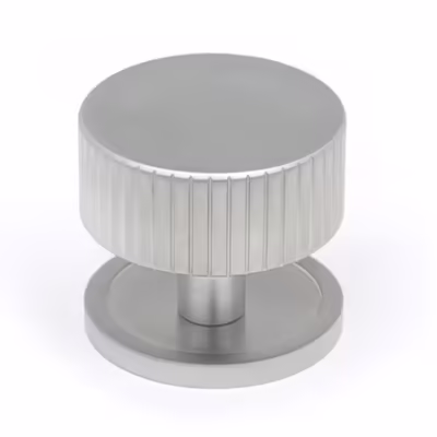 Satin Chrome Judd Cabinet Knob - 38mm (Plain)