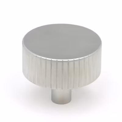 Satin Chrome Judd Cabinet Knob - 38mm (No rose)