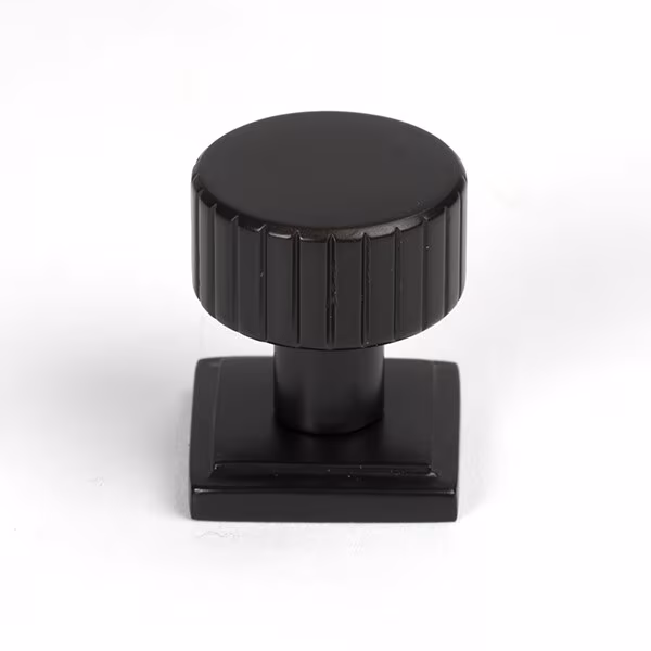 Aged Bronze Judd Cabinet Knob - 25mm (Square)