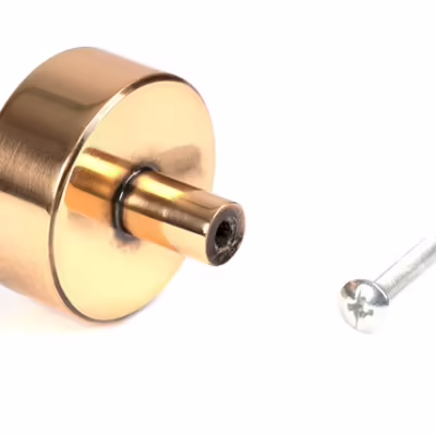 Polished Bronze Kelso Cabinet Knob - 38mm (No rose) - Image 3
