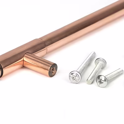 Polished Bronze Kelso Pull Handle - Medium - Image 3