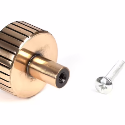 Polished Bronze Judd Cabinet Knob - 32mm (No rose) - Image 3
