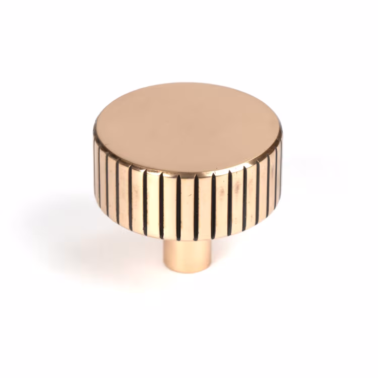 Polished Bronze Judd Cabinet Knob - 38mm (No rose)