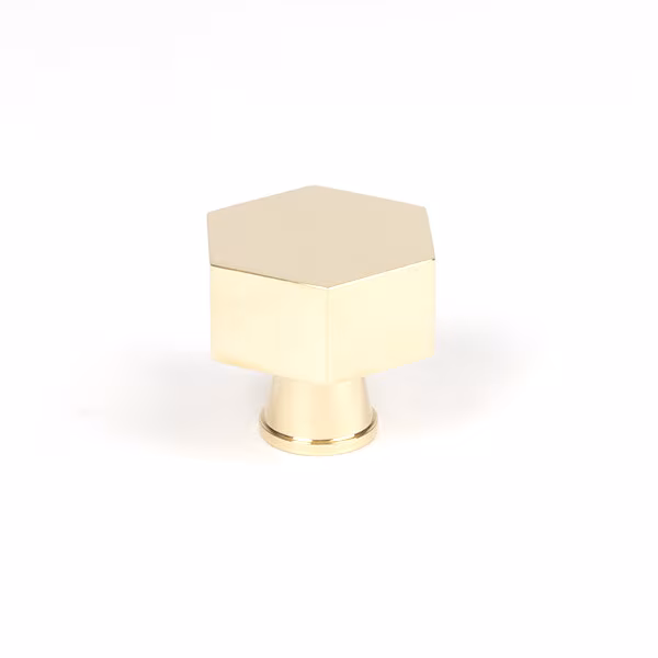 Polished Brass Kahlo Cabinet Knob - 38mm