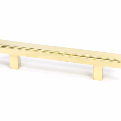 Polished Brass Scully Pull Handle - Small
