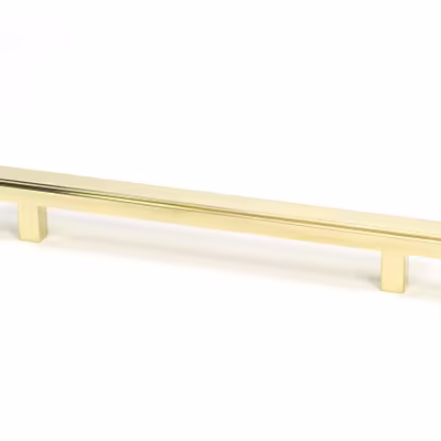 Polished Brass Scully Pull Handle - Medium