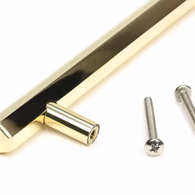 Polished Brass Kahlo Pull Handle - Small - Image 3