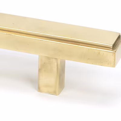 Aged Brass Scully Pull Handle - Small - Image 2