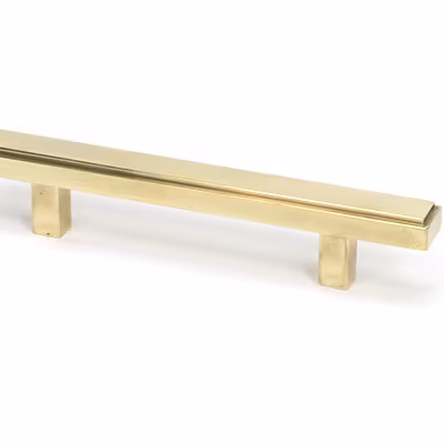 Aged Brass Scully Pull Handle - Small - Image 1