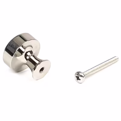 Polished Nickel Scully Cabinet Knob - 25mm - Image 3