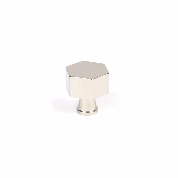 Polished Nickel Kahlo Cabinet Knob - 25mm