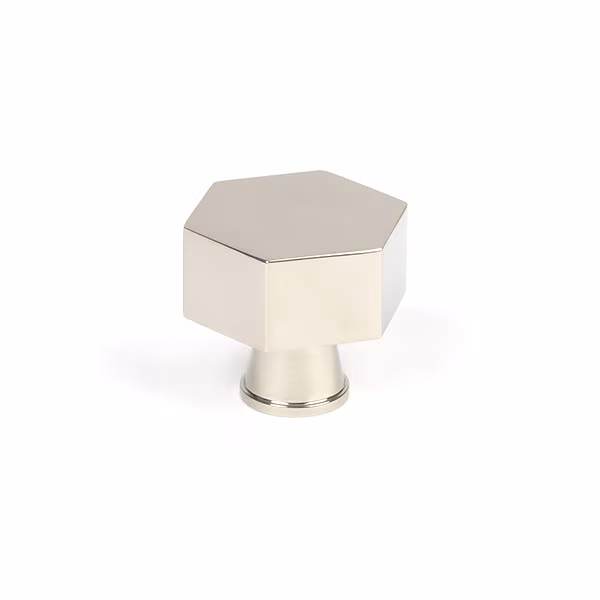 Polished Nickel Kahlo Cabinet Knob - 38mm